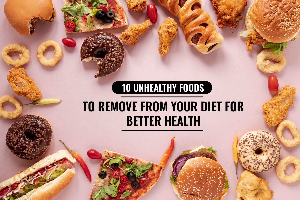 10 UNHEALTHY FOODS TO REMOVE FROM YOUR DIET FOR BETTER HEALTH
